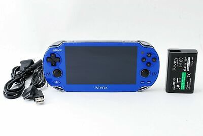 Sony PS Vita PCH-1000 1100 Wi-Fi OLED Console Various Color w/Charger  Excellent