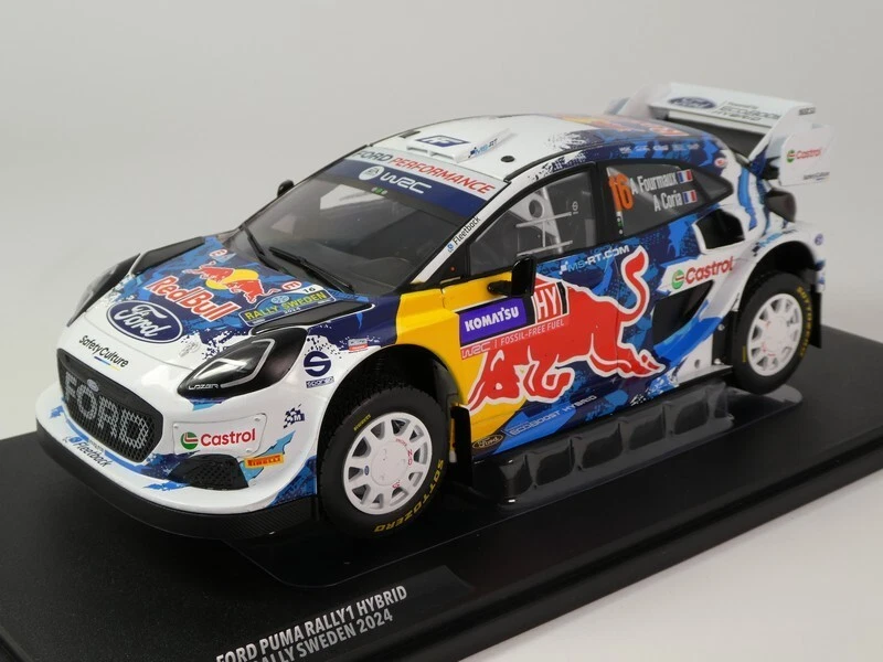 Solido Ford Puma Rally1 Hybrid #16 Formaux 3rd Rally Sweden 2024 1/18 S1809504 - Immagine 2 di 3