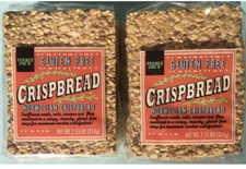 2 Packs Trader Joe's Gluten Free Crispbread Norwegian Crispbread 7.55 oz Each 