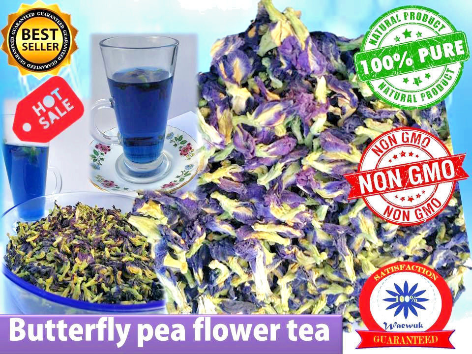 Buy THAI BLUE BUTTERFLY PEA TEA Benefits Remedy Natural Healthy Loose