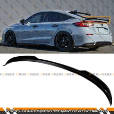 FOR 2022-26 Honda Civic Hatchback FL2 FL5 V2 Gloss Black HighKick Trunk Spoiler