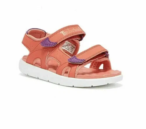 Sandali Timberland da bambina 'Perkins Row' rosa scuro bambino UK 4 5 EU 21 nuovi con scatola