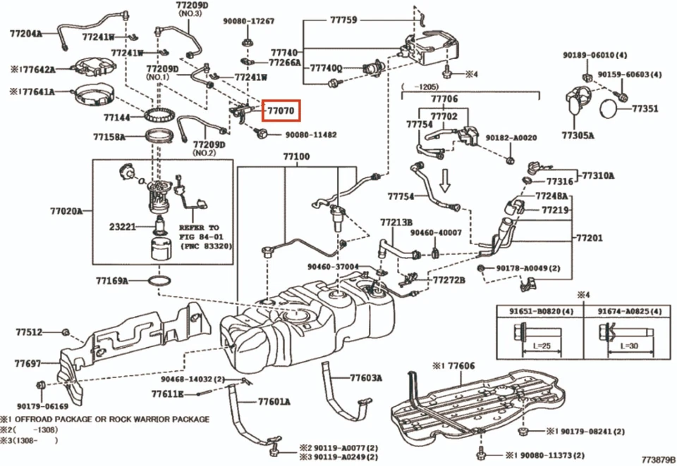 Toyota Genuine SEQUOIA TUNDRA 10-17 FUEL TANK RESERVOIR VALVE 77070-34010 OEM - Image 3 of 4