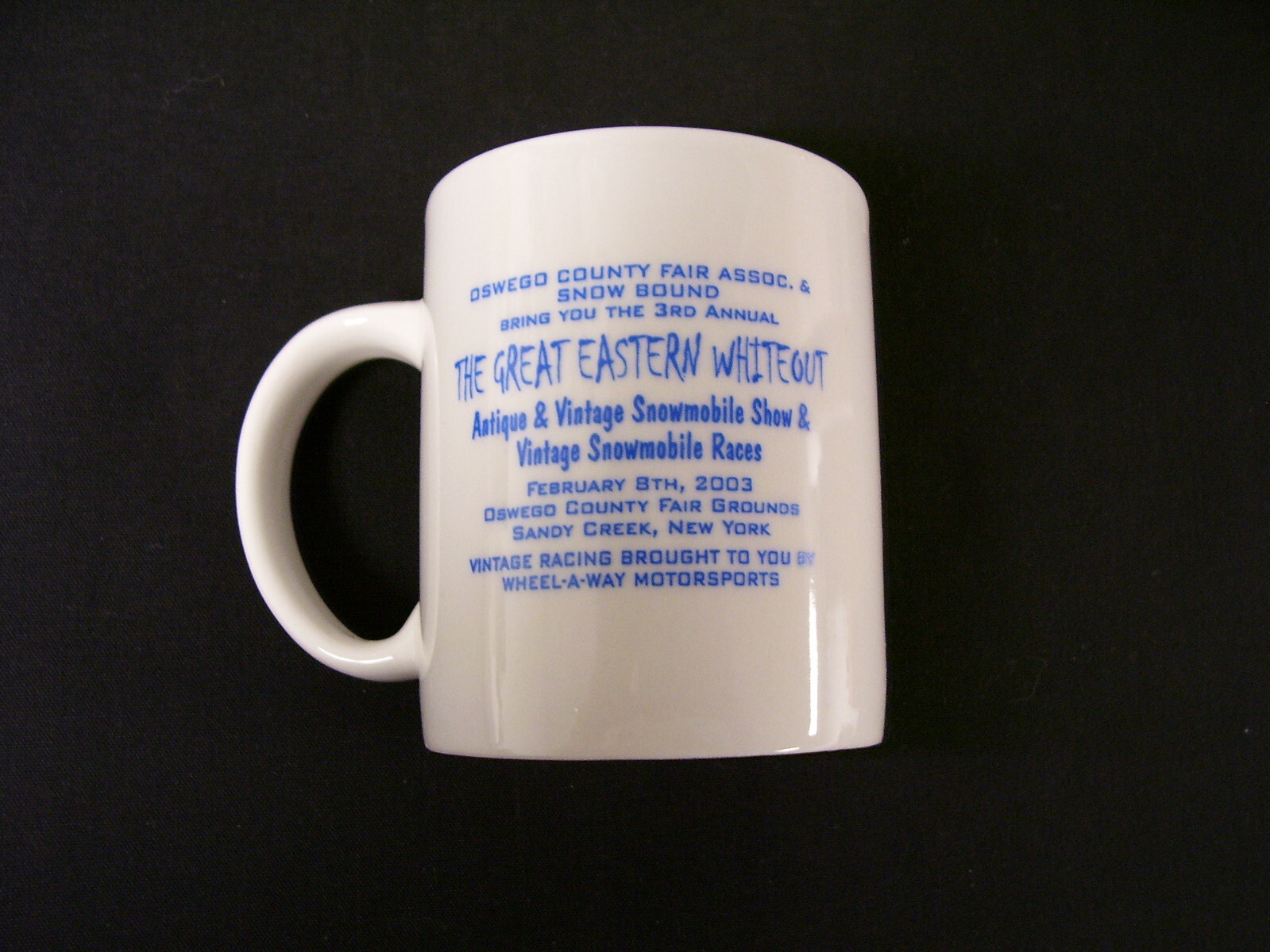 VSCA February 2003 Great Eastern Whiteout Mug Arctic Cat Ski-Doo Polaris Yamaha