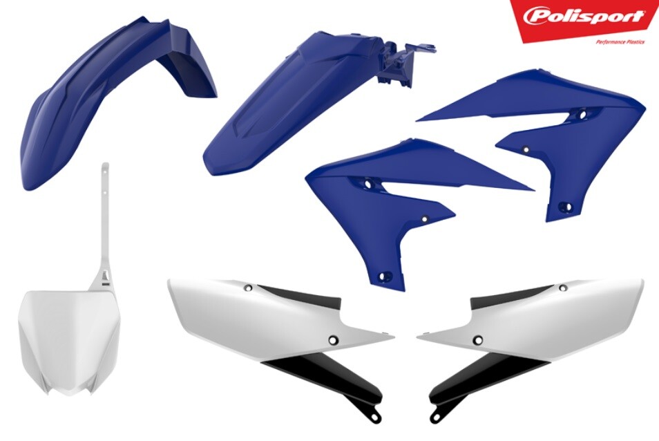 Kit plastique Polisport moto cross Yamaha YZ-F 250 2019 2020 garde boue ouïes plaques