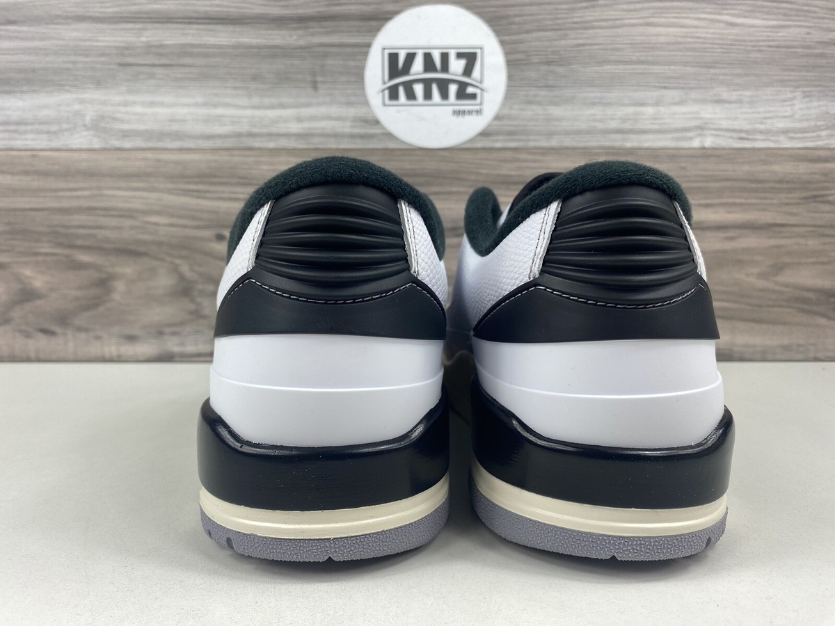 Size 12 - Air Jordan 2/3 White Black for sale online | eBay