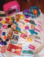 Lot Huge 137 Pieces Play Food Dishes Pots Utensils Mixed Lot Preschool