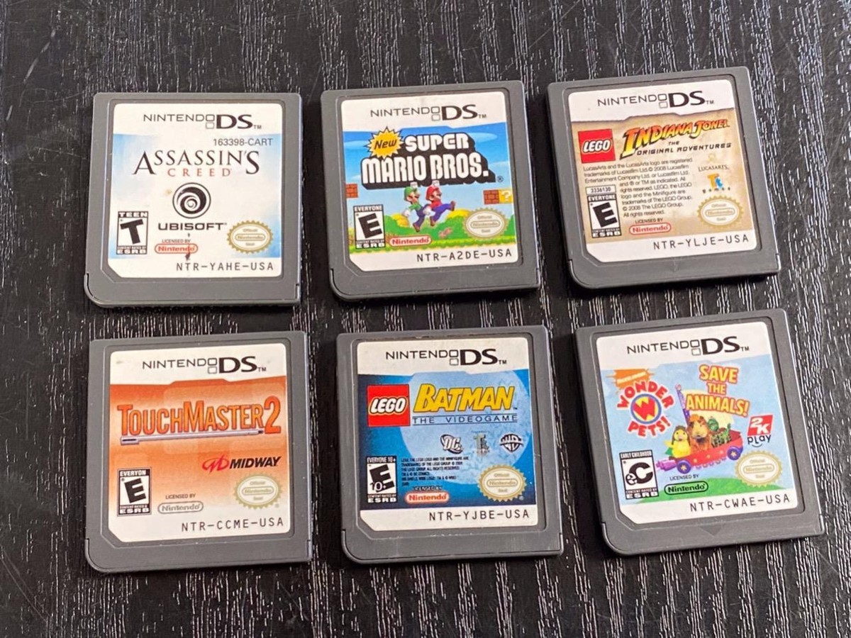 LOT OF 6 NINTENDO DS VIDEO GAMES- USED & UNTESTED. | eBay
