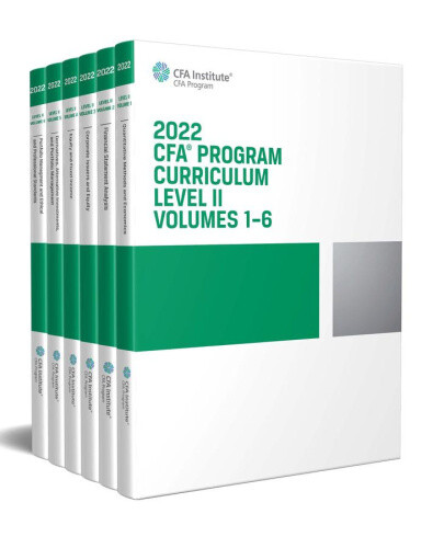 2022 CFA Program Curriculum Level II Box Set by CFA Institute-image