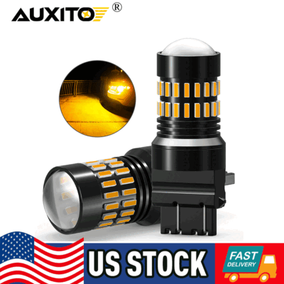 AUXITO Yellow Amber 3157 LED Turn Signal Parking Light Blinker - Foto 10