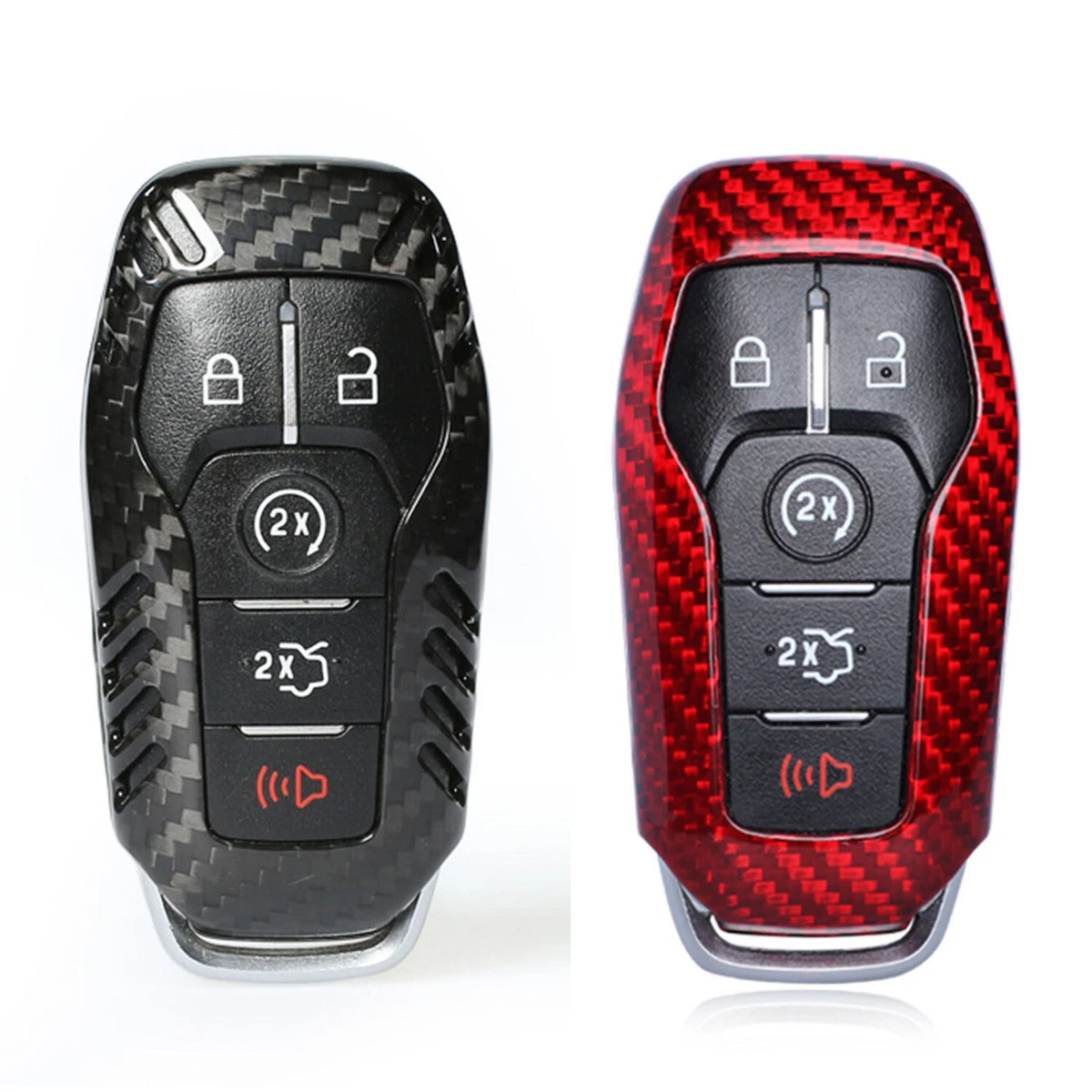 For Ford Mustang 100 Genuine Carbon Fiber Case Women s Men s Car Key Fob Cover