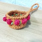 Crochet baskets Handmade hanging Plant