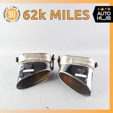 Bentley Continental GTC GT Exhaust Muffler Tips Left and Right Set OEM 62k