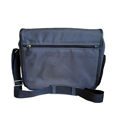Foray Laptop Shoulder Bag Padded Gray Multiple Pockets