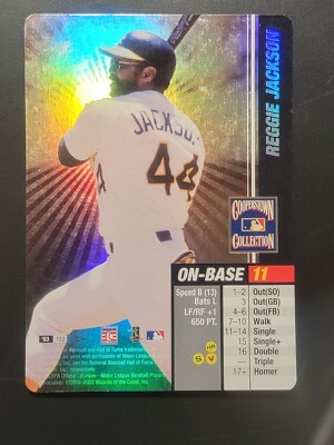 2003 MLB Showdown Reggie Jackson Cooperstown Collection Foil #122 Athletics