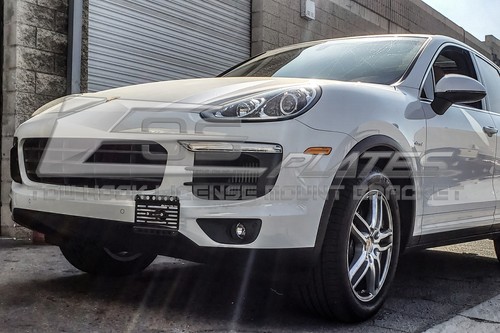 EOS para 2015-2018 Cayenne 958.2 gancho de remolque delantero soporte relocalizador de placa - Imagen 4 de 12