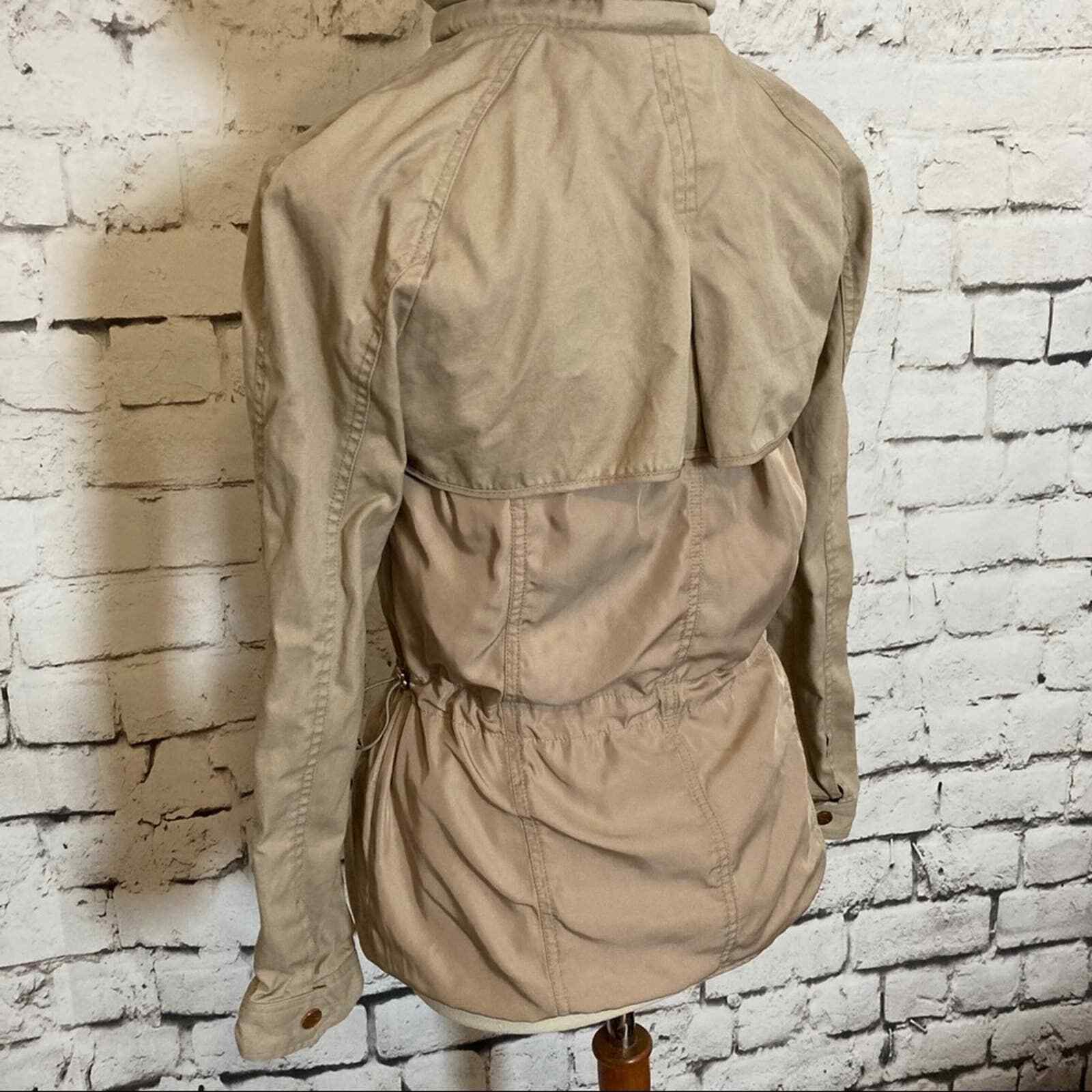 Zara Basic Utility Jacket Womens Size Small Hoode… - image 5