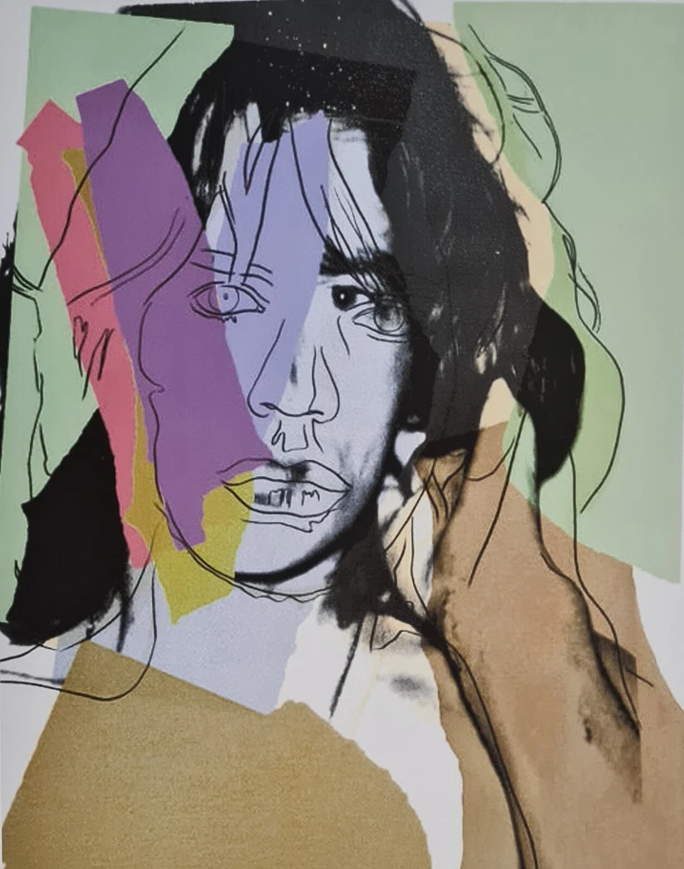 ANDY WARHOL * Mick Jagger * signed lithograph * Kunstdruck * limited # xx/100 - Bild 3 von 4