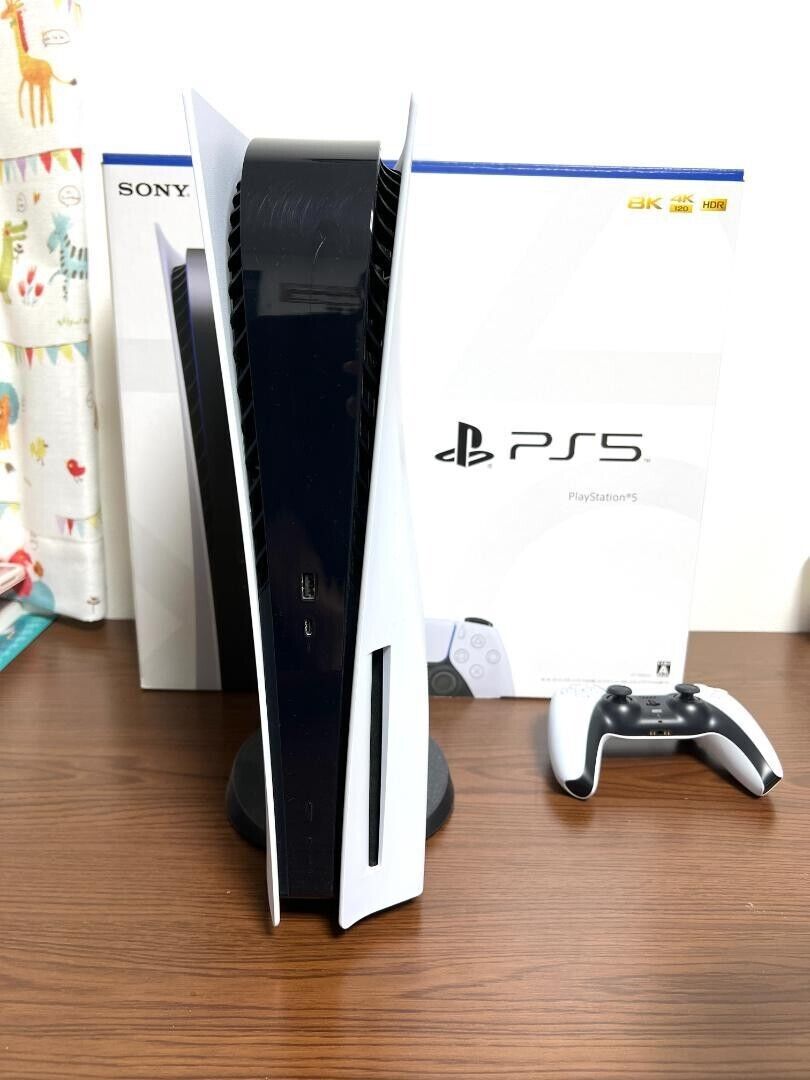 Sony PlayStation 5 Console Disc Version PS5 CFI-1200A01 with Box White Japan