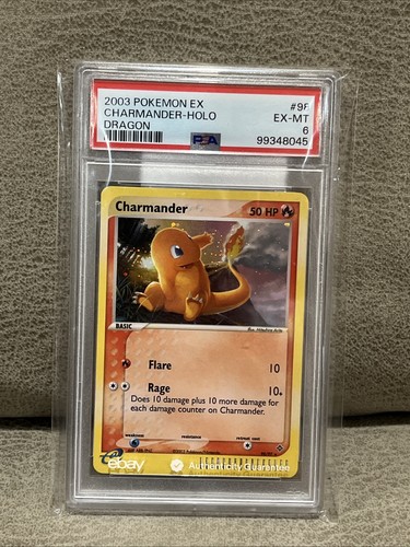 Charmander graded PSA 6 for sale on eBay