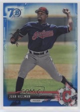 2017 Bowman Draft Chrome Blue Refractor 70th Anniversary /200 Juan Hillman z6b