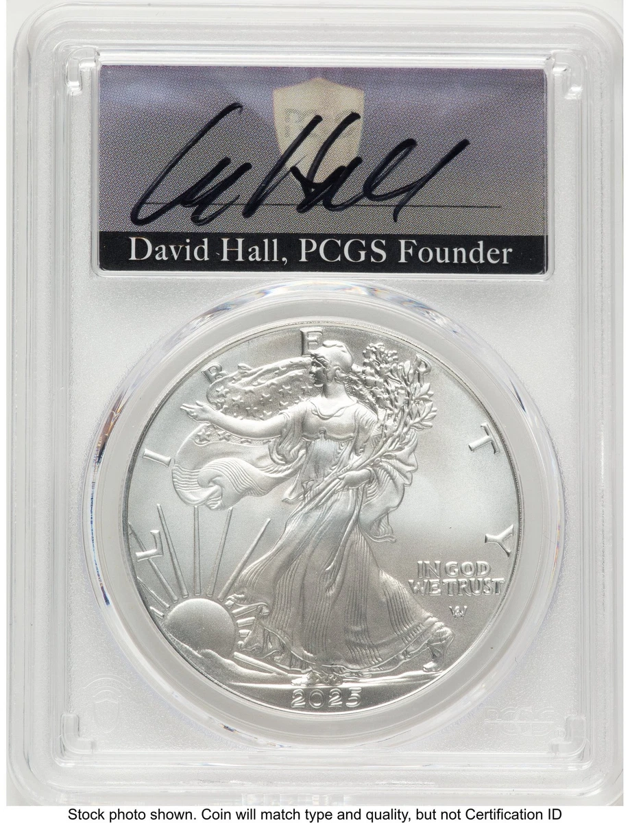 PCGS Certified American Eagle MS 70 Silver Bullion Coins for sale