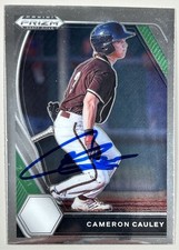 2021 Panini Prizm Draft Picks Cameron Cauley Auto #PDP73 Card Signed