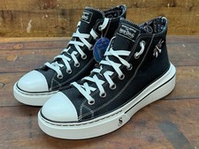 Skechers X Snoop Dogg Doggy Bonez High Top Sneakers Size 9 Black