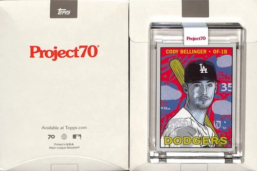 2021 TOPPS PROJECT 70 #400 CODY BELLINGER - LOS ANGELES DODGERS - MORNING BREATH
