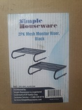 NEW IN BOX Simple Houseware DO-09 Metal Monitor Riser Stand W/Pull-Out Drawer