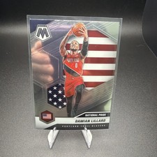 2020-21 NBA Panini Mosaic Damian Lillard #246 Base National Pride Card