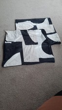 Set Of 2 Monochrome Cushion Covers