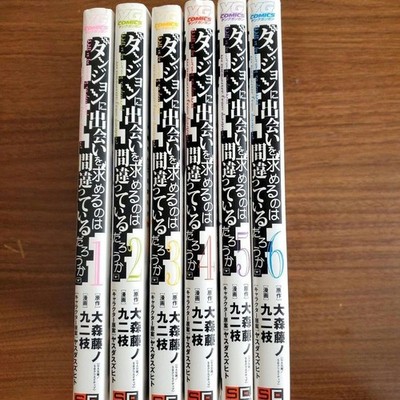 DanMachi Familia Chronicle episode Ryu Vol.1-6 Full Set Japanese Manga Comics