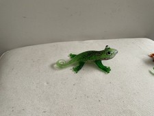 Murano glass,Artisan Glass;GLASS LIZARD,GEEKO FIGURE,LIZARD ORNAMENT