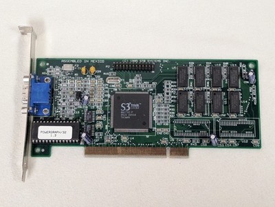 STB POWERGRAPH 32 S3 TRIO32 2MB PCI VIDEO GRAPHICS ADAPTER CARD