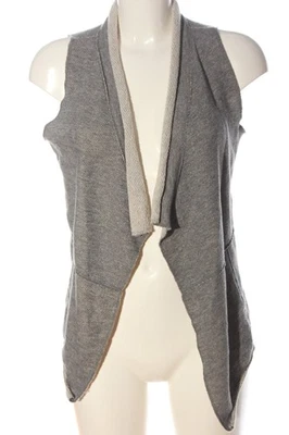 THE FRESH MADE BRAND Gilet tricoté Dames Gilet T EU 34 gris clair-crème - Photo 1/4