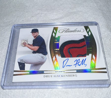 Panini 2024 Flawless Drue Hackenberg Braves Rookie Patch Auto  02/10 #DPH-DH
