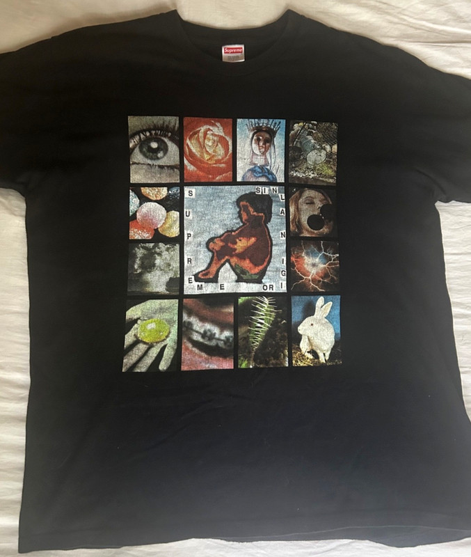Supreme Tee Shirt T-Shirt - Original Sin - Black Large L Pre-owned Streetwear NY