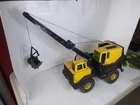 VINTAGE Tonka Clamshell Crane Truck  pressed steel 1970's For Restoration