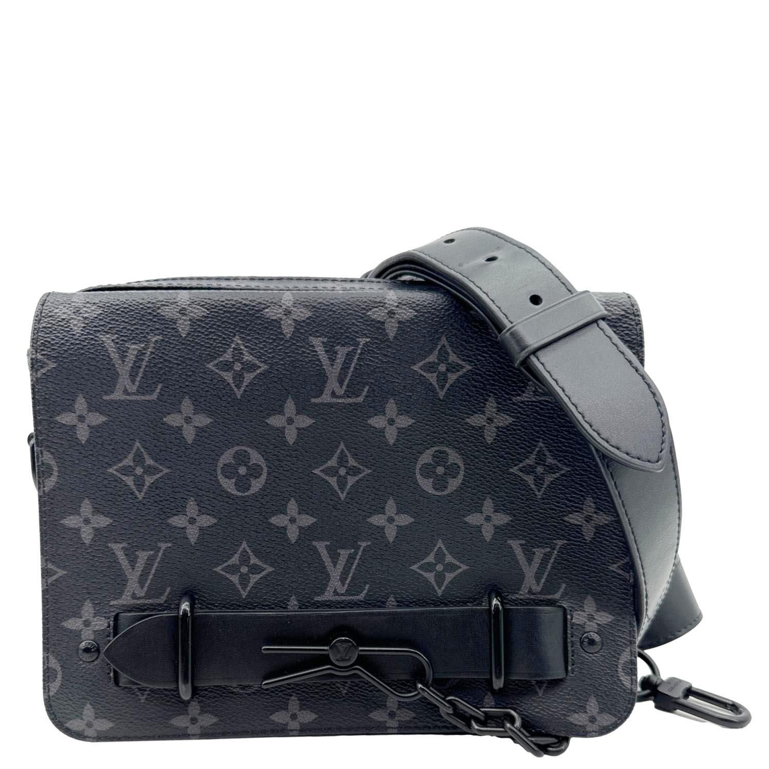 LOUIS VUITTON Steamer Monogram Eclipse Messenger … - image 1