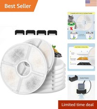 12-Pack Cat/Pet Water Fountain Filters Triple Filtration for Freshness
