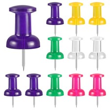 40-Pack 1.8in Jumbo Colored Push Pins - Large Thumb Tacks for Bulletin Boards