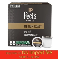 Peet's Coffee, Medium Roast Keurig K-C... Café Domingo 88 Count (a19.5)
