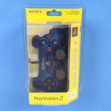 Sony Playstation 2 Dual shock Analog Controller Blue Sealed OEM Authentic 2002