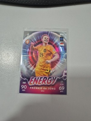MATCH ATTAX - EM 2024 - NIEDERLANDE  - ENERGY - FRANKIE DE JONG 