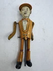 VTG Metal Tin Business Man Plaid Suit Toy Marx Joe Penner ? Part Only Wind Up