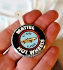 Vintage Hot Wheels Mattel Metal Button Emblem Tab 1957 Thunderbird Classic 'Bird
