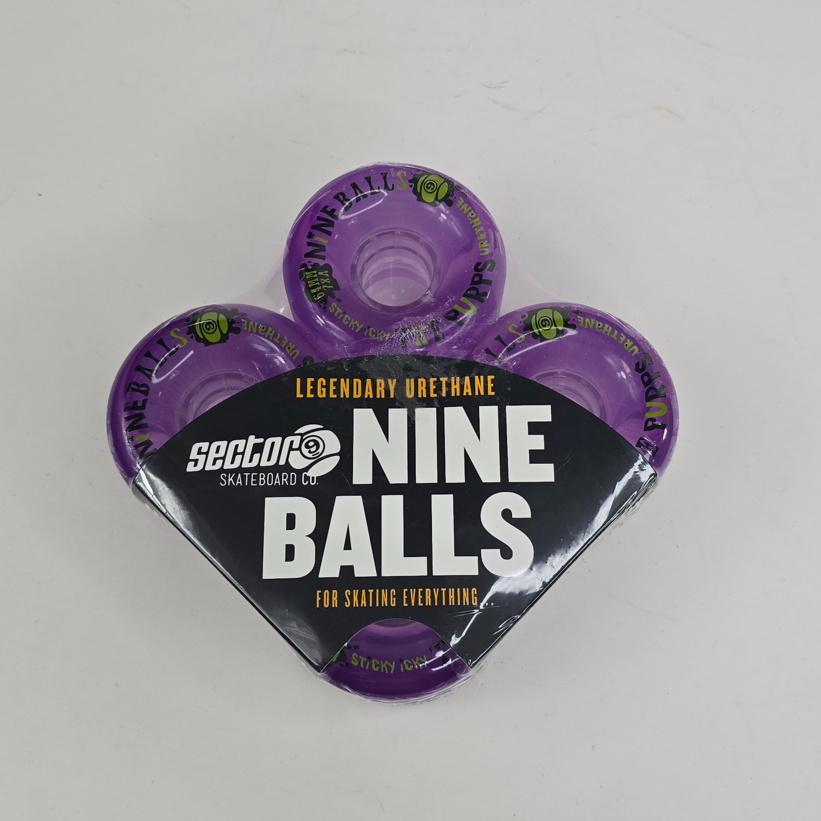 NEW Sector 9 Nine Balls 61mm 78A The Purps Purple Longboard 
