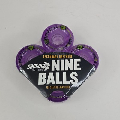 NEW Sector 9 Nine Balls 61mm 78A The Purps Purple Longboard Skateboard Wheels