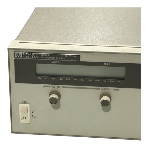 0-20V 0-25A SINGLE OUTPUT DC POWER SUPPLY VARIABLE 6552A HP - Picture 2 of 5